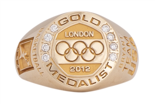 2012 Kobe Bryant Team USA Olympic Gold Medalist Ring  (PSA/DNA)